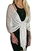 Scarfs for Women - Shawls and Wraps for Evening Dresses - White Shawl Wrap