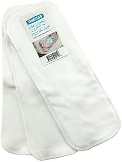 Thirsties Reusable Organic Cotton Cloth Diaper Doubler, Newborn (3 Pack)