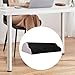 FccsiKoa Footrest Under The Desk, Office Stool, Washable and Removable Cover, Leg Cushion, Footrest Cushion for, Black
