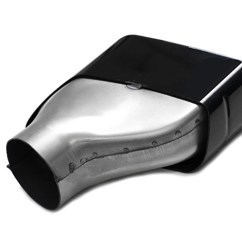 Puntas de escape con diseño de boquilla cuadrada Black A para BMW G30 G31 G32 de 1 par 5