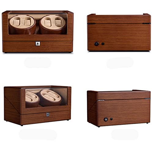 Estuche de Relojes Automáticos Automáticos Watch Winder Box con Motor de Cuidado Mecánico 3