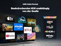 TCL 85T6C 85 Zoll QLED Fernseher, 4K UHD Fire TV, HDR10+, Dolby Vision & Atmos, Smart TV mit Sprachsteuerung mit Alexa, Google Cast & AirPlay 2, Onkyo 2.1 Sound, HDMI 2.1, ALLM – Ansicht 8