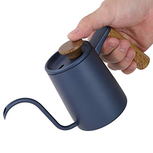 Chá de café de Cozinha, Panela Com Bico Longo de Pescoço de Ganso, Cabo de Madeira e Design Moderno,