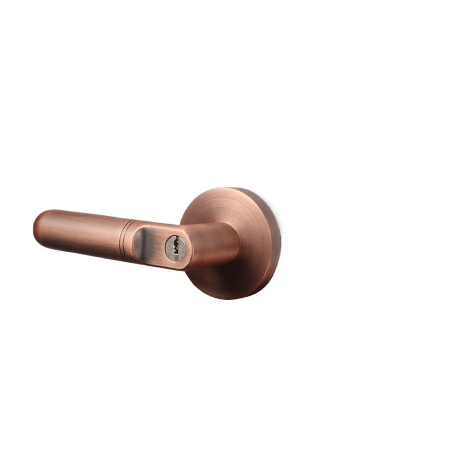 Serrure à poignée silencieuse bronze rouge pour porte de chambre sans clé