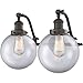 Innovations 515-2W-OB-G202-8-LED 2 Light Vintage Dimmable LED Bathroom Fixture, Oil Rubbed Bronze