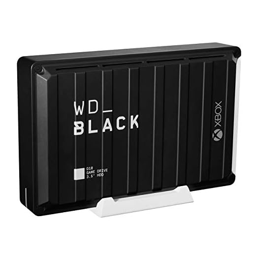 WD Black D10 - Game Drive de 12 TB y 7200 r.p.m. con refrigeración activa para guardar tu enorme colección de juegos
