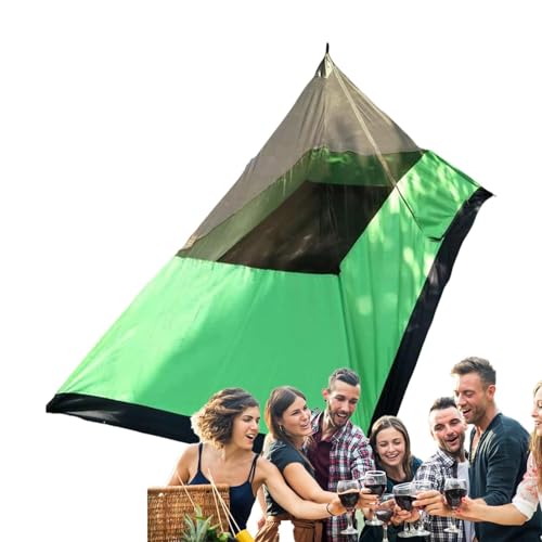 Lightweight Backpack Tent, Compact Triangular Tent, Portable Sleepover Shelter | Waterproof Camping Tent, Outdoor Triangular Tent for Camping, Festivals, Backyard, Sleepovers