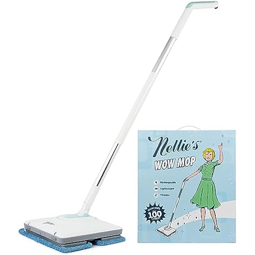 Nellie's Wow Mop- Cordless, Light-Weight and Rechargeable