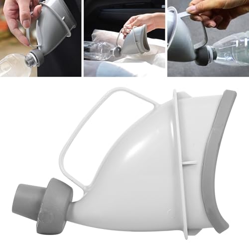 Unisex Potty Urinal Device Urination Funnel, Portable Pee Funnel for Women & Men, Reusable Car Toilet Mobile Toilet, Outdoor Emergency Sitting Standing Urination Urinal Bottle