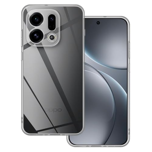 For OPPO Find X9 �P�[�X �I�b�| Find X9 �\�t�g�P�[�X �ylarfbulroc�z�N���X�^�� �N���A ���� TPU�f�� �ی�J�o�[