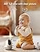 nooie 2K Smart WiFi Baby Monitor with Camera and Audio, Smartphone App Control, Temperature Sensor, Motion & Cry Detection, IR Night Vision, 2-Way Talk, Cloud & SD Card Storage, Ideal for New Moms