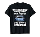 Kapitaen Sprüche Segeln Motorboot Schiffskapitän Kapitän T-Shirt