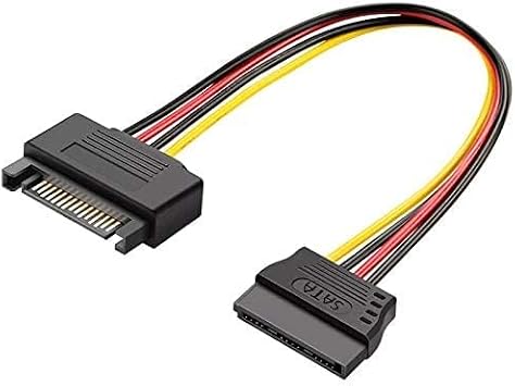 15 Pin SATA Power Extension Cable - 8 Inch