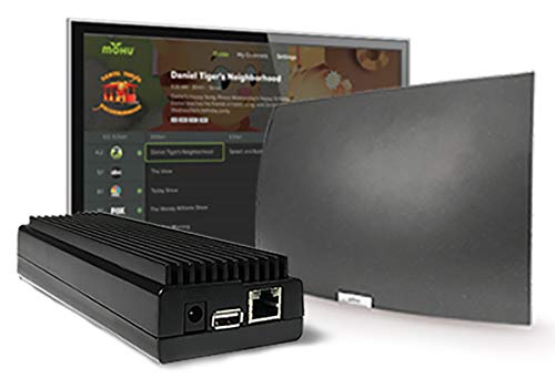 Mohu AirWave Wireless HDTV Network Streaming Device, Used, Includes 30-Mile Range TV Antenna, 10 ft. Coaxial Cable, Receive a Free Programming Guide, Mohu TV App, MH-110094