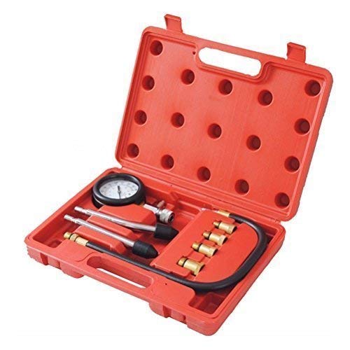 Benzina CILINDRO Misuratore Tester AUTOMOBILE / moto test compressione Misuratore pressione