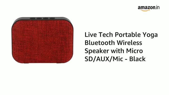 Live Tech Portable Yoga Red Black 