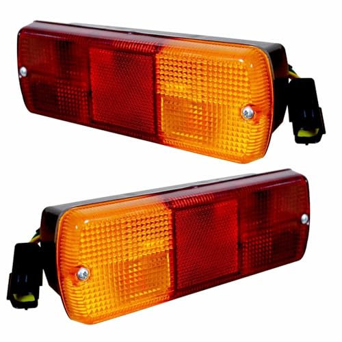Kit feux avant et arrière 12V de remplacement pour JCB - 5