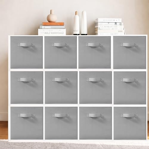 Cubes de rangement pliables 28,9 cm pour enlever le désordre des placards et étagères