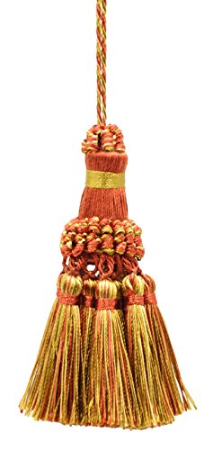 DÉCOPRO Noblesse Collection Elegant Hand Crafted 4" (10cm) Key Tassel