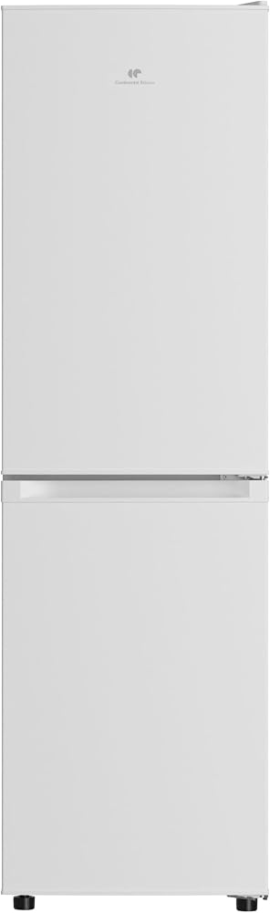 Continental Edison Réfrigérateur congélateur bas CEFC193NFW3 - Classe E - 193 L - L48 x P57,5 x 154cm - Blanc