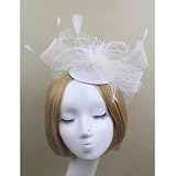 FOMIYES Fascinador Alfiler De Pelo Nupcial Piezas De Cabeza De Boda Para Novias Cortadoras De Pelo Para Hombres Pinzas Para El Pelo Para Mujeres Tocados De Malla Tocados Fascinator