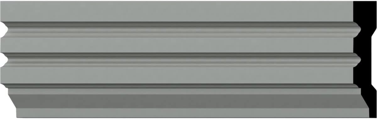 Ekena Millwork CAS03X01HI Hillsborough Window & Door Casing, 3 1/8"H x 5/8"P x 94 1/2"L, Primed