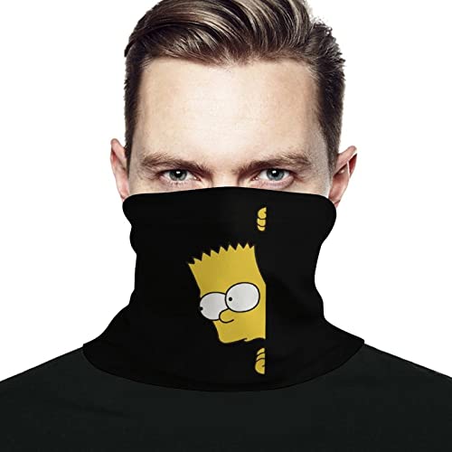 ネックウォーマー ザ・シンプソンズ 男女兼用 ネックガード ネックカバー 通気性 バイク スノーボード ランニング スポーツ アウトドア 調節コードつき おしゃれ 伸縮性 着け心地良い UVカット 通勤 通学 紫外線対策 日焼け防止
