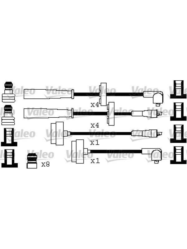 Kit de cableado de encendido VALEO 346521 con aislamiento térmico reforzado