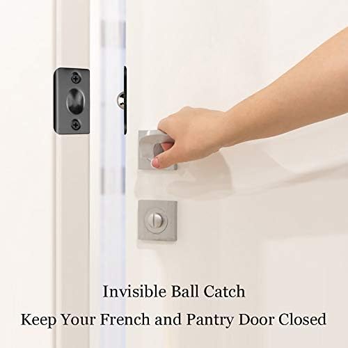 Ball Door Catches for Internal Doors Jiayi 2 Pack Roller Ball Door Catches Latch Adjustable Door Ball Latches Spring Ball Bearing Door Catch Door Hardware for Cupboard Closet Top of Door