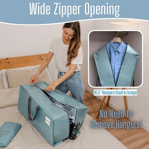 Image of VENO 6 Pack Heavy Duty Moving Bags with Backpack Straps, Zippers & Handles, Extra Large Packing Bags for College Dorm Essentials, Moving Supplies Alternative to Cardboard Moving Boxes