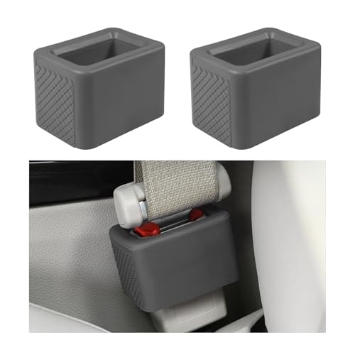 Gasedin 2 PCS Seat Belt Buckle Holder, Silicone Seatbelt Buckle ...