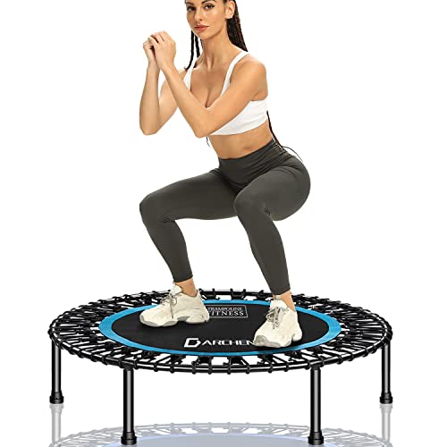 Darchen 450 Lbs Mini Trampoline For Adults, Indoor Small Rebounder Exercise Trampoline For Workout Fitness For Quiet And Safely Cushioned Bounce, [40 Inch]… #TOP16