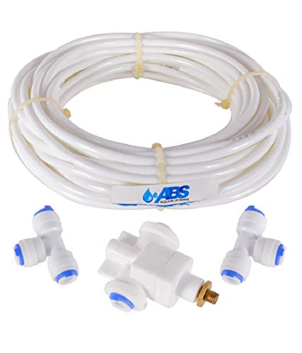 Image of PARIJATA Tds Adjuster /Controller Kit for Ro Water Purifier [ Tds Controller, 2 Tee Connectors & 3 Meters Pipe ], Activated Carbon, White