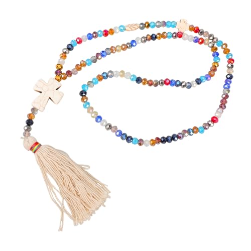 Collier pendentif cristal coloré GALPADA | Lot de 3 bijoux boho élégants pour femmes