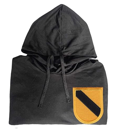 247EMBROIDERY 1st Cavalry Div HQs Beret Flash & Shirt Black