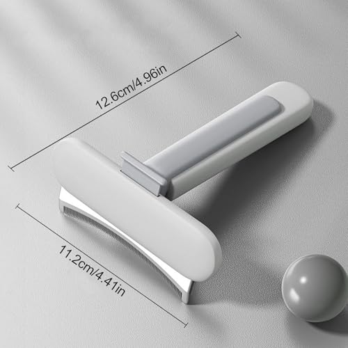 Cat Grooming Comb, Pet Hair Removal Comb with Release Button, Dog Grooming Brush for Shedding, Massage, and Cleaning, Pet Hair Removal Tool for Grooming Cats and Dogs, Pet Care Supplies for Cleanin – Bild 3