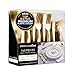 Stock Your Home Gold Plastic Cutlery Set 160 Pack Disposable Flatware - 80 Gold Plastic Forks, 40 Knives, 40 Spoons – Heavy Duty Plastic Silverware for Catering Events, Parties, Dinners, and Weddings