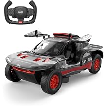 RASTAR RC Car 1/14 Audi RS Q e-Tron E2 Rally Car, Audi Remote Control Toy Car for Kids Big RC Cars