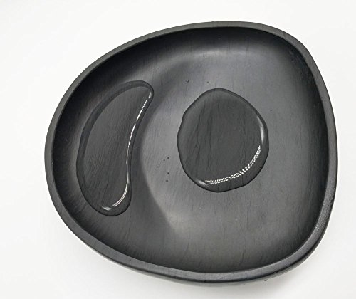 Easyou She Yan Pierre à Encre Calligraphie Chinoise Tripedal Pierre à Encre Pierre Naturelle ondulée 5" Cover