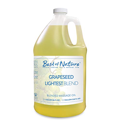 Best Of Nature Grapeseed Lightest Blend Massage Oil (Half Gallon) #TOP8