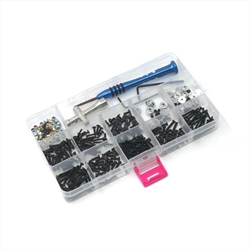 Accesorios RC para WPL para C14 C24 C34 B1 B14 B24 B16 B36 para MN para D90 para MN99S Kit Fijación Tornillos Metal Reparación Pieza Repuesto Coche Teledirigido Accesorios Actualización