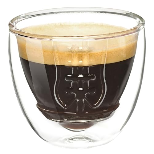 40YARDS American Football Lot de 2 verres à expresso/tasses à liqueur – Verres borosilicate à double paroi – Verres de football comme décoration pour les fêtes de football