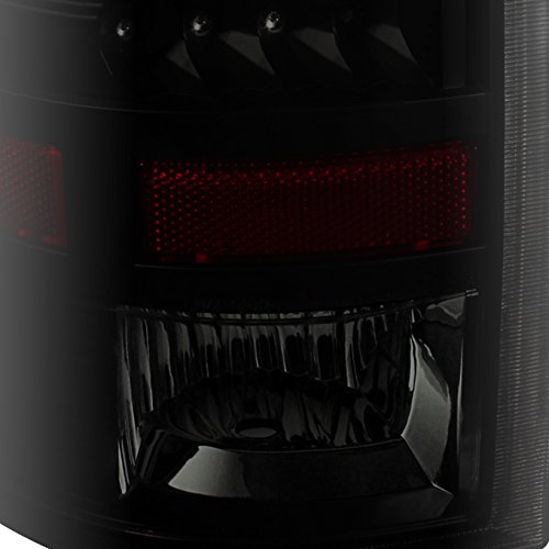 Akkon - Fits Black Smoked 2009-2018 Dodge Ram 1500 10-18 Ram 2500 3500 Pickup Truck Led Tail Lights Driver+Passenger Pair Set #TOP3