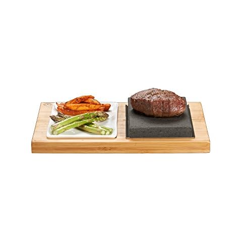 SteakStones Official Product. Save £20 on The Steak and Sides Set, The Best Way to Enjoy Steak on The Stone with The World's Leading Hot Stone Cooking Company Cover