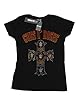 Guns N Roses Women's Appetite for Destruction Cross Arched Type T-Shirt Small Black #1