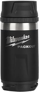 Milwaukee 4932498978 - Vaso de botella con tapa para sorbos (355 ml), color negro