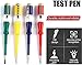 Screwdriver, Contact Voltage Tester Pen Light Circuit Tester Voltage Detecter Pen Electric Test Pen Screwdriver Dual Head Slot AC 100-500V Voltage Testers