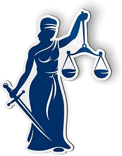 Lady Justice Law - 5" Magnet for Car Locker Refrigerator