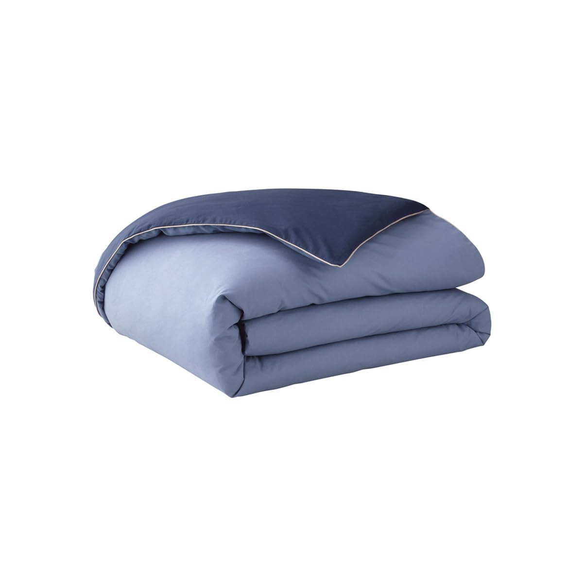 Essix Two-Tone Cotton Duvet Cover, Good Days, Blue, 200 x 200 cm, 200x200 cm - Image 2