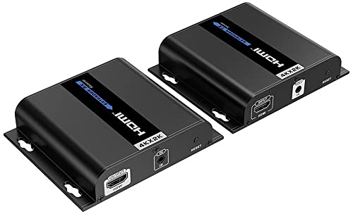 PRO SIGNAL 4K UHD HDMI Extender over Cat5e/Cat6 with IR Control - 120m HDbitT HDMI 1.4 AV Transmitter & Receiver Kit